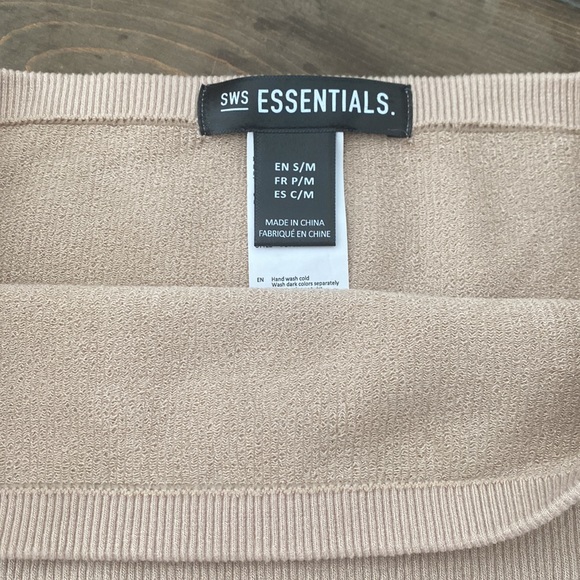 SWS Essentials ribbed tube top - Picture 2 of 3